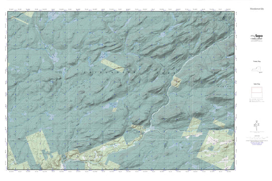 Morehouseville MyTopo Explorer Series Map Image