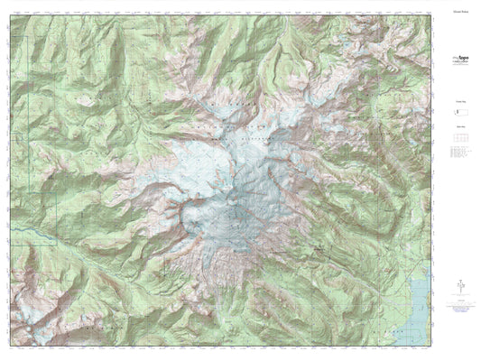 Mount Baker MyTopo Explorer Series Map Image