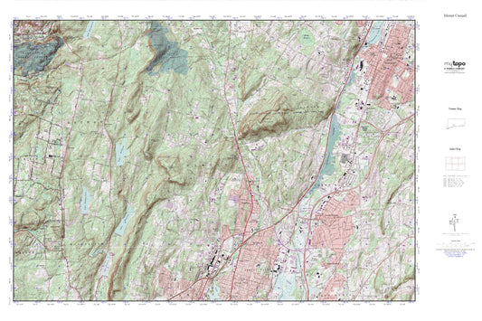 Mount Carmel MyTopo Explorer Series Map Image