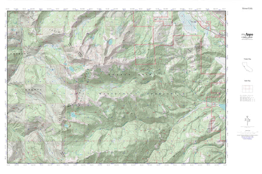 Mount Eddy MyTopo Explorer Series Map Image