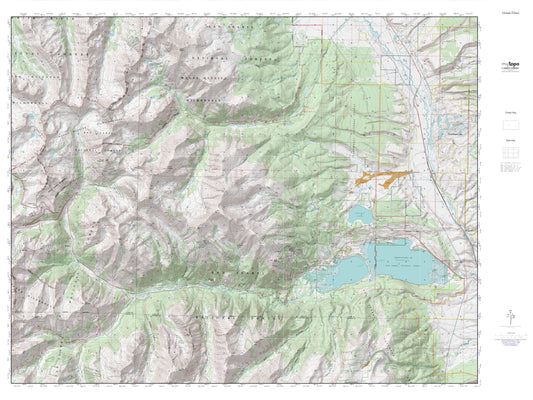 Mount Elbert MyTopo Explorer Series Map Image