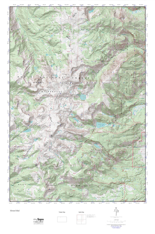 Mount Ethel MyTopo Explorer Series Map Image