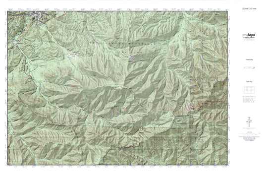Mount Le Conte MyTopo Explorer Series Map Image