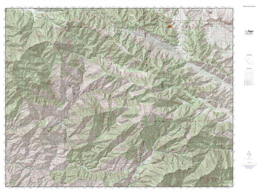 Mount San Antonio MyTopo Explorer Series Map Image