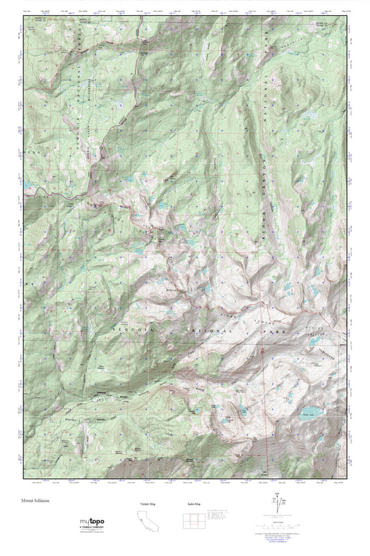 Mount Silliman MyTopo Explorer Series Map Image