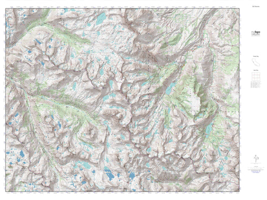 Mt Darwin MyTopo Explorer Series Map Image