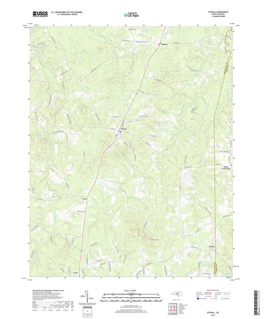 Stovall North Carolina US Topo Map Image