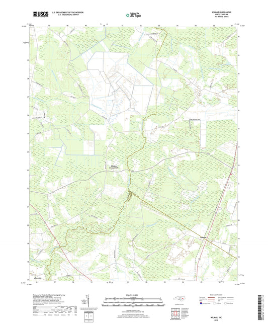 Wilmar North Carolina US Topo Map Image