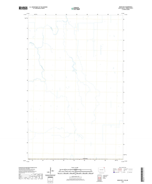 Neche OE N North Dakota US Topo Map Image