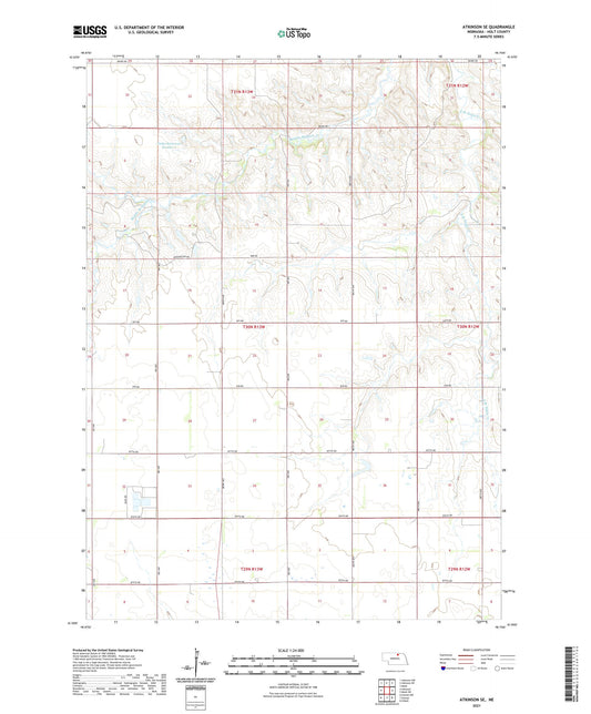 Atkinson SE Nebraska US Topo Map Image