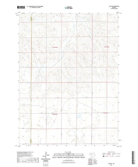 Lisco SE Nebraska US Topo Map Image
