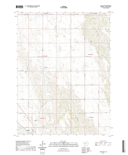 Wellfleet Nebraska US Topo Map Image