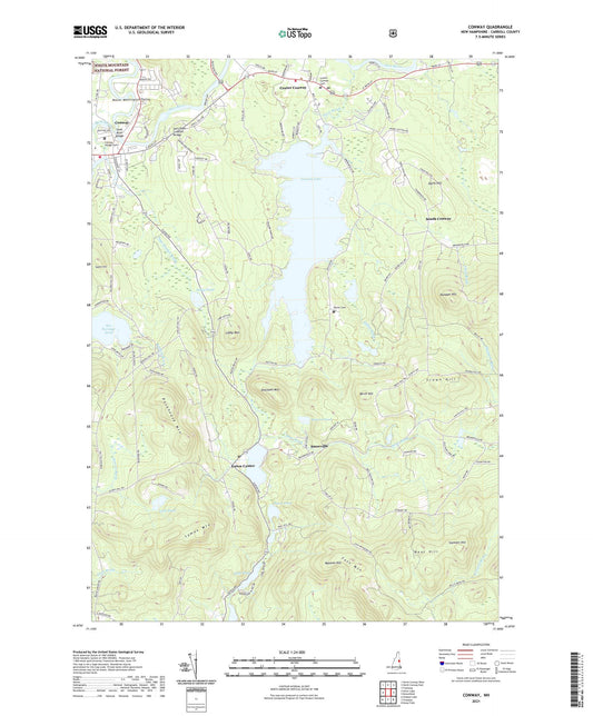Conway New Hampshire US Topo Map Image