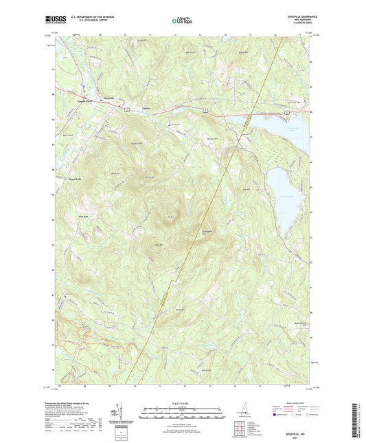 Gossville New Hampshire US Topo Map Image