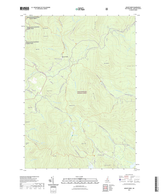 Mount Kineo New Hampshire US Topo Map Image