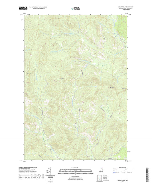 Mount Pisgah New Hampshire US Topo Map Image