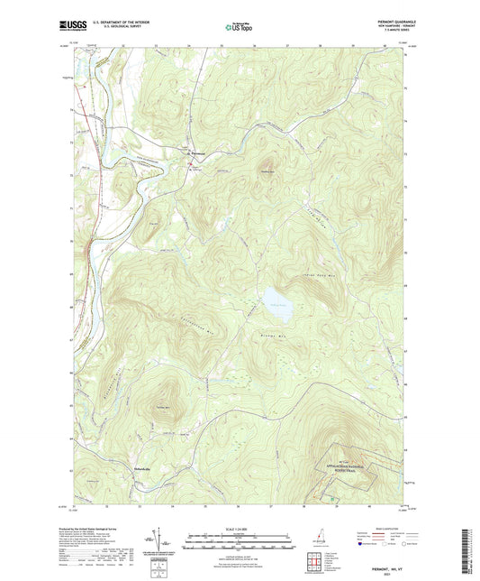 Piermont New Hampshire US Topo Map Image