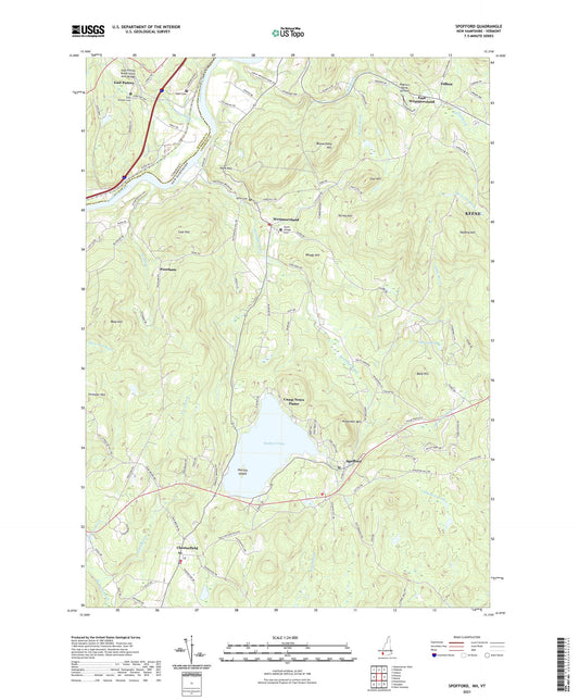 Spofford New Hampshire US Topo Map Image
