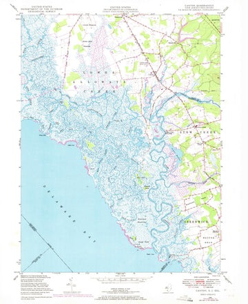 Classic USGS Long Branch New Jersey 7.5'x7.5' Topo Map – MyTopo Map Store
