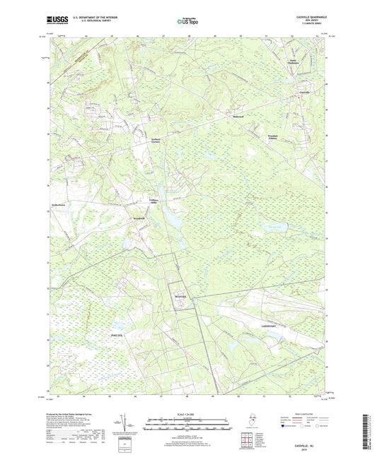 Cassville New Jersey US Topo Map Image