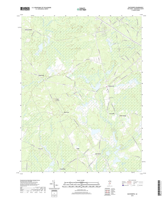 Chatsworth New Jersey US Topo Map Image