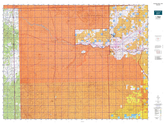 New Mexico GMU 1 North Map Image