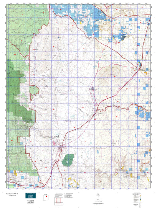 New Mexico GMU 46 Map Image