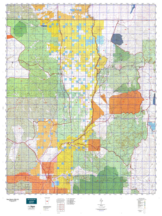 New Mexico GMU 50 Map Image