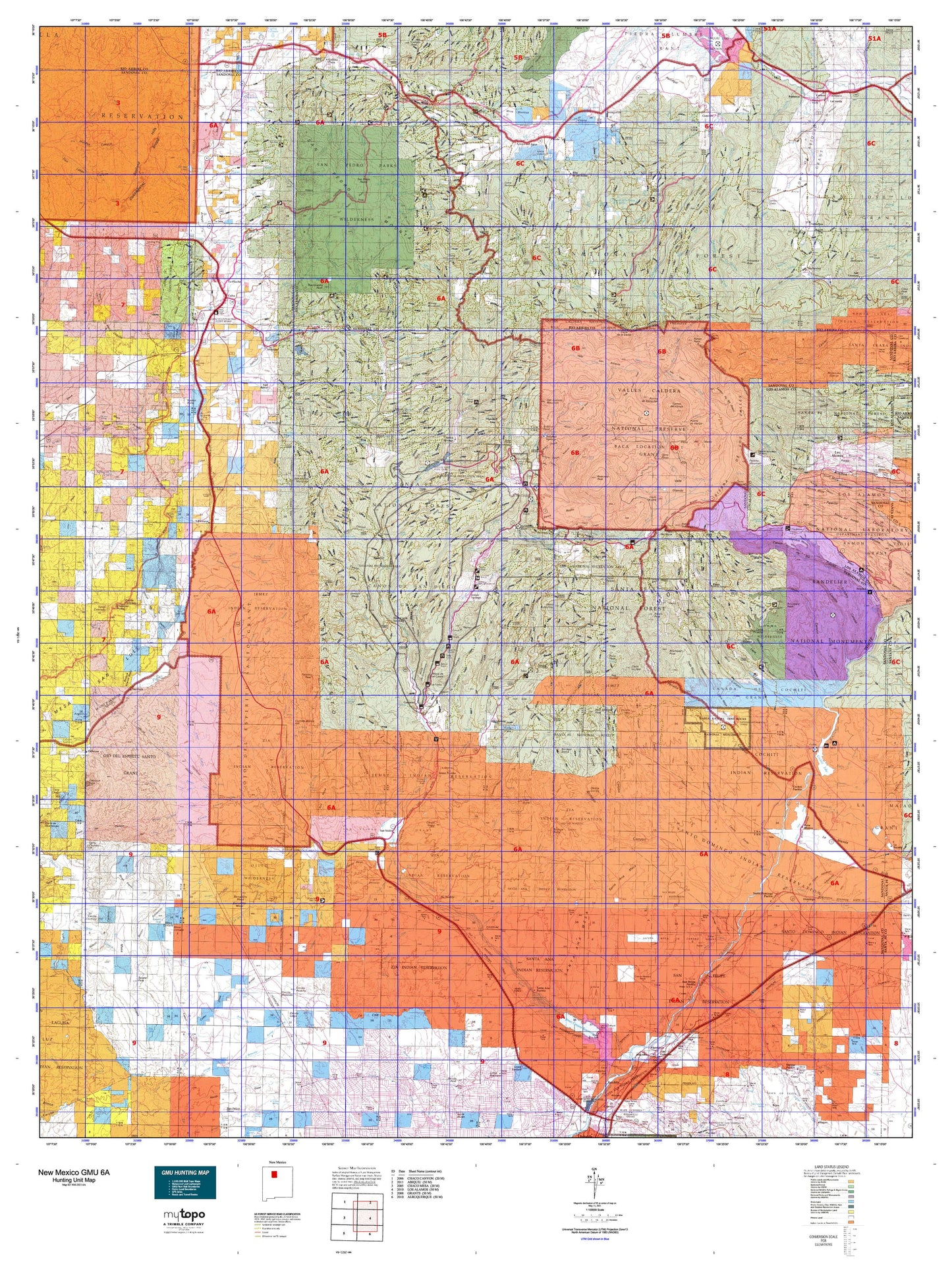 New Mexico GMU 6A Map Image