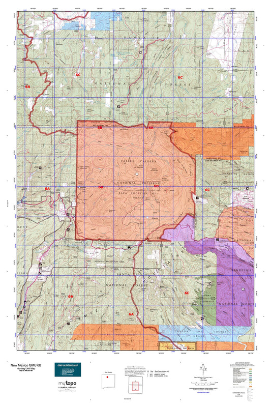 New Mexico GMU 6B Map Image