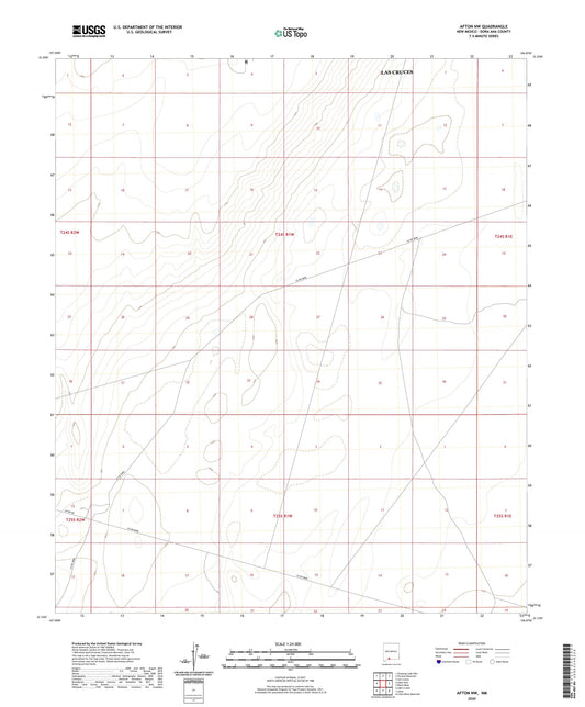 Afton NW New Mexico US Topo Map Image