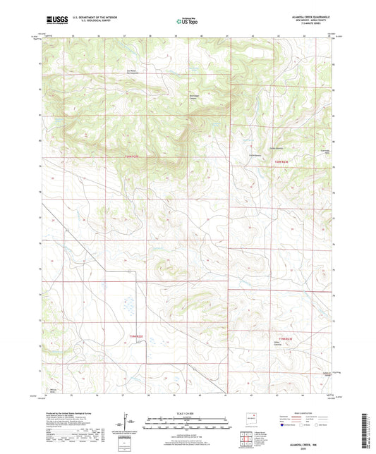 Alamosa Creek New Mexico US Topo Map Image