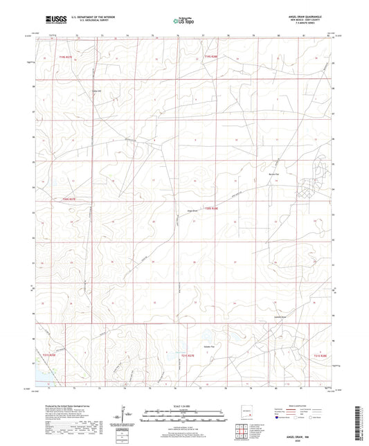 Angel Draw New Mexico US Topo Map Image
