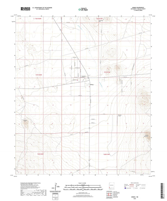Animas New Mexico US Topo Map Image