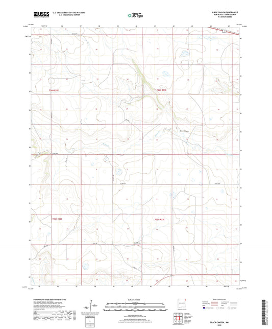 Black Canyon New Mexico US Topo Map Image