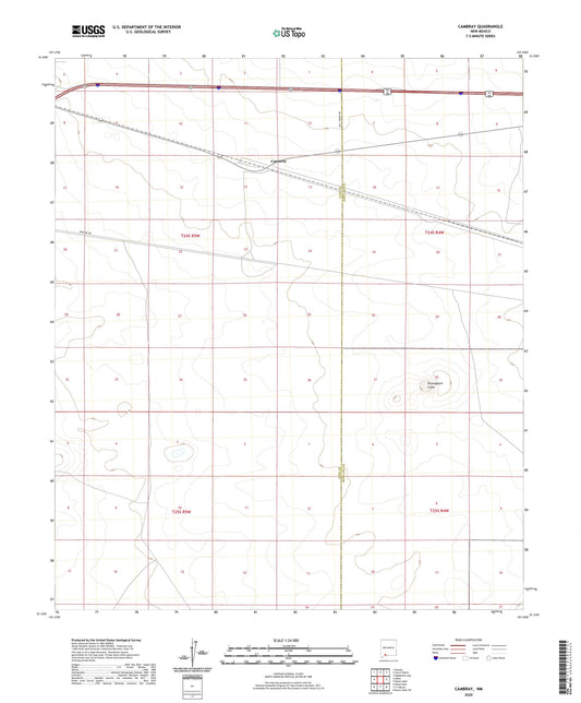 Cambray New Mexico US Topo Map Image