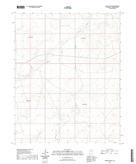 Indian Bathtub New Mexico US Topo Map Image