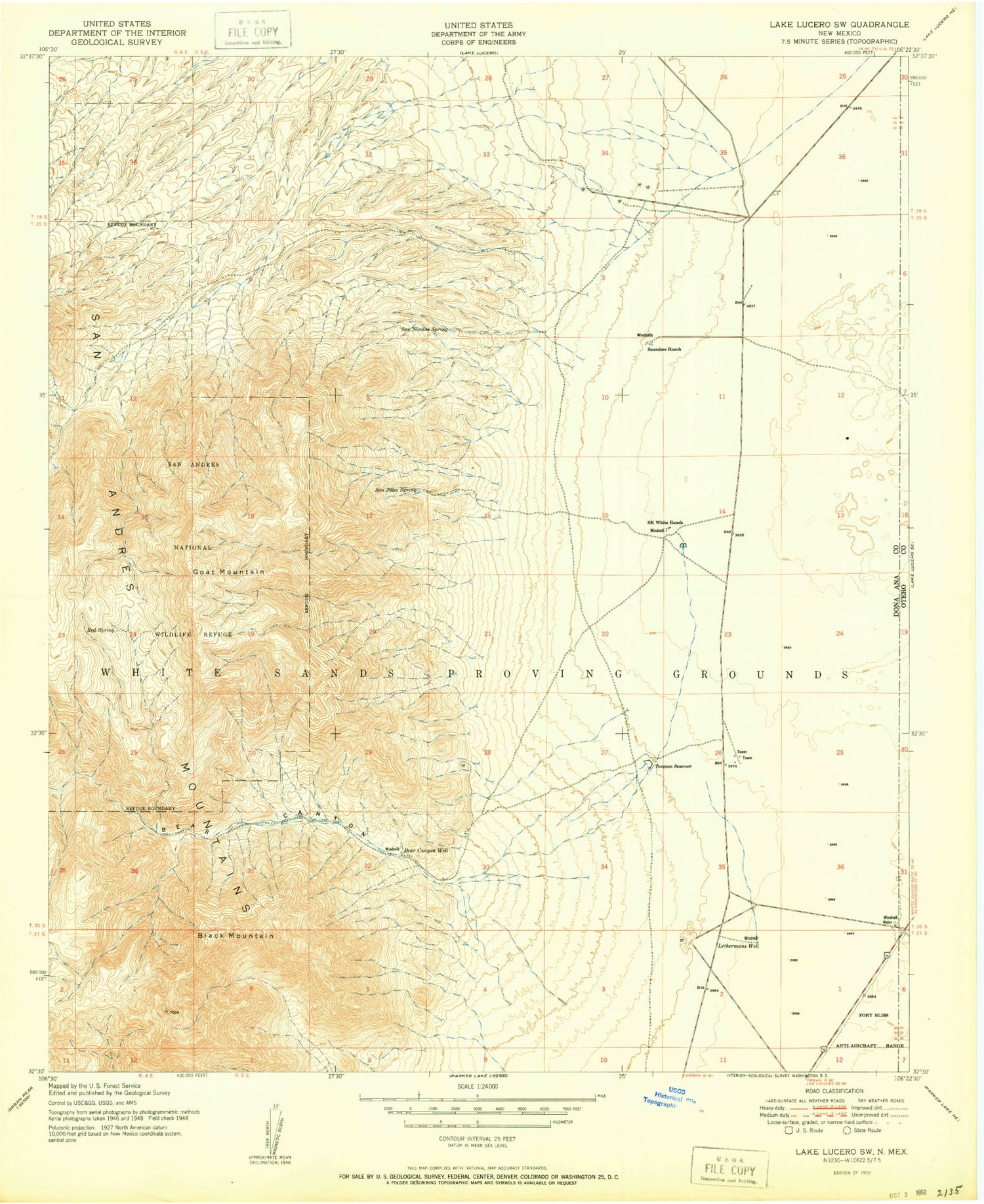 Classic USGS Bennett Mountain New Mexico 7.5'x7.5' Topo Map Image