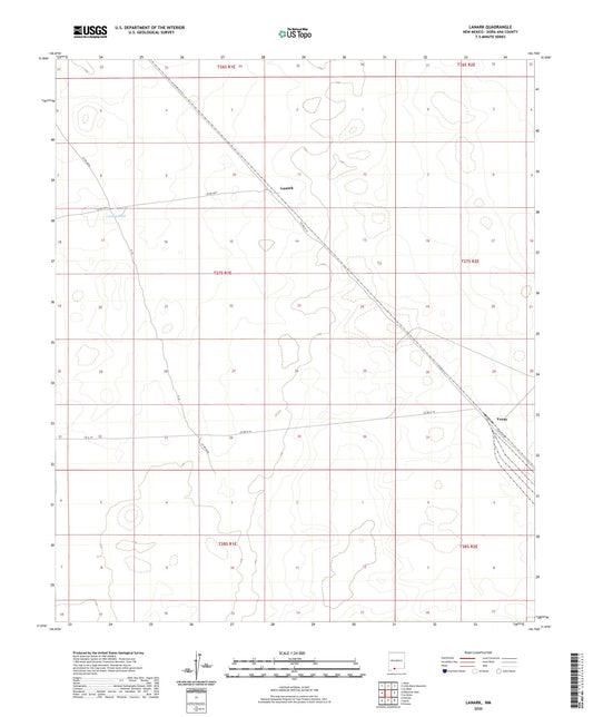 Lanark New Mexico US Topo Map Image