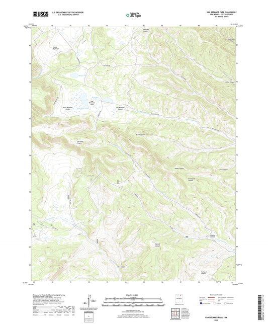 Van Bremmer Park New Mexico US Topo Map Image