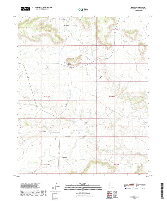 Variadero New Mexico US Topo Map Image