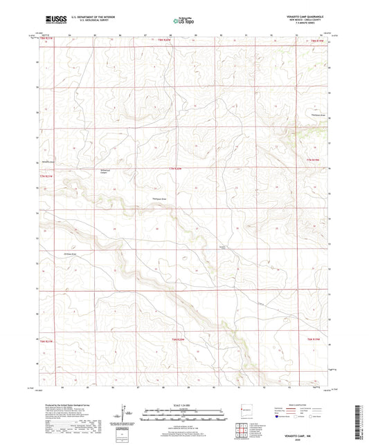 Venadito Camp New Mexico US Topo Map Image