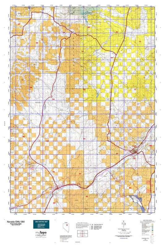 Nevada GMU 064 Map Image