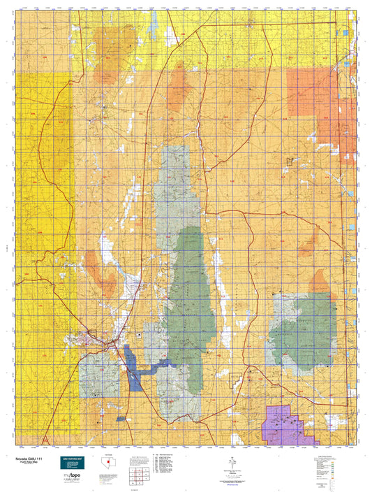 Nevada GMU 111 Map Image