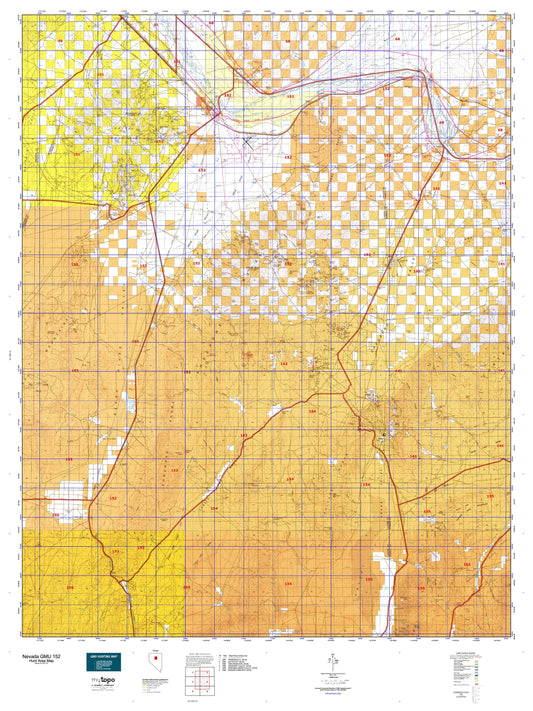Nevada GMU 152 Map Image
