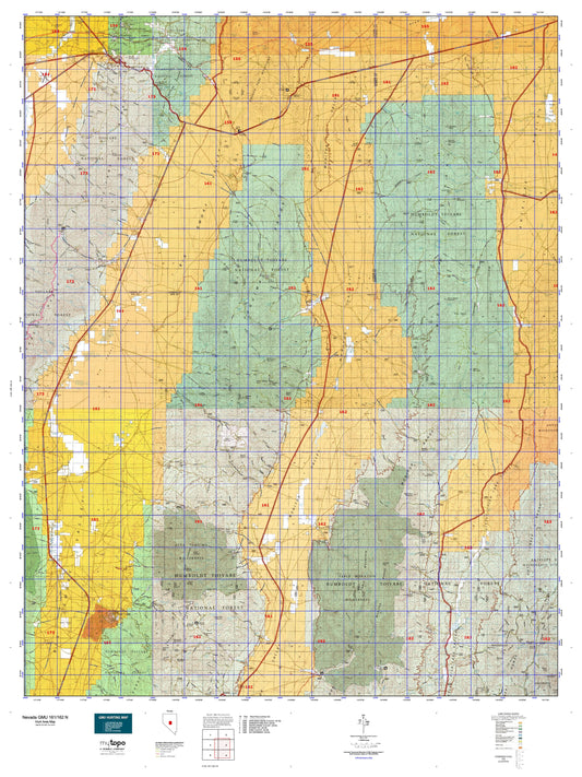 Nevada GMU 161/162 N Map Image
