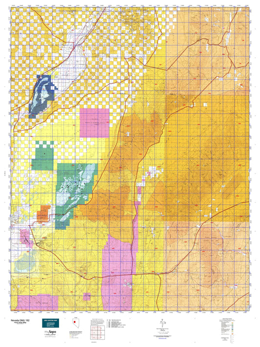 Nevada GMU 182 Map Image