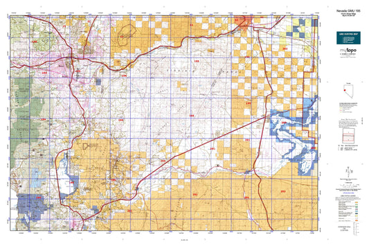 Nevada GMU 195 Map Image