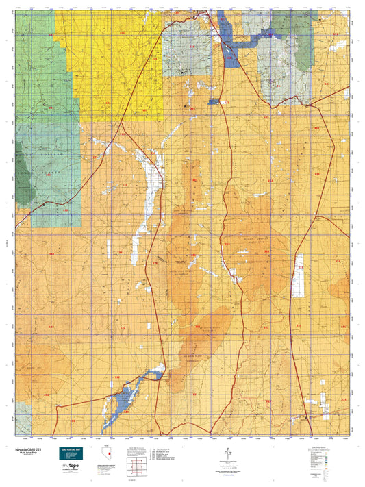Nevada GMU 221 Map Image
