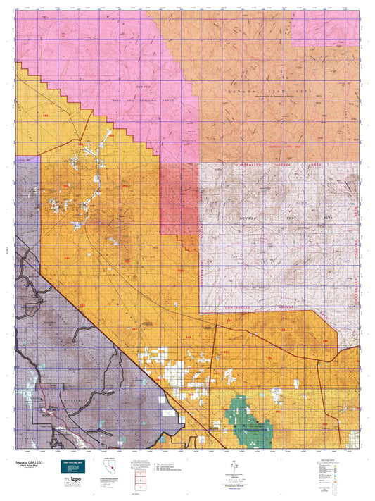 Nevada GMU 253 Map Image